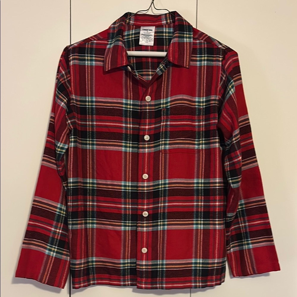 Lands' End Vibrant Plaid Shirt